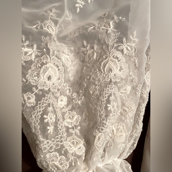 Gunne Sax Style Handmade Wedding Dress. - Picture 9 of 15